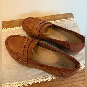 Dr. Scholl's Women’s Brown/Tan Slip-On Penny Loafers Size 9